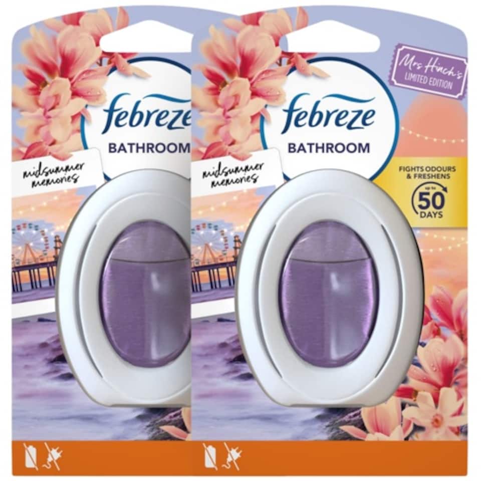 image 1 of Febreze Bathroom Air Freshener Mrs Hinch's Midsummer Memories