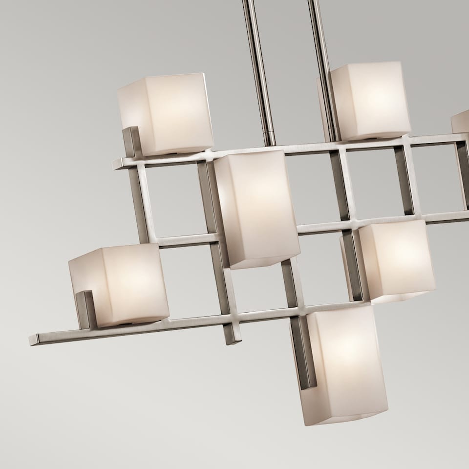 image 1 of City Lights 7 Light Pendant Chandelier Light Classic Pewter, G9