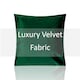 image 2 of Plain Velvet 45cm x 45cm Green Cushion Set of 4 | Green | 45cm x 45cm x 10cm | 4