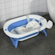 image 2 of HOMCOM Foldable Baby Bath Tub Ergonomic with Temperature-Induced Water Plug