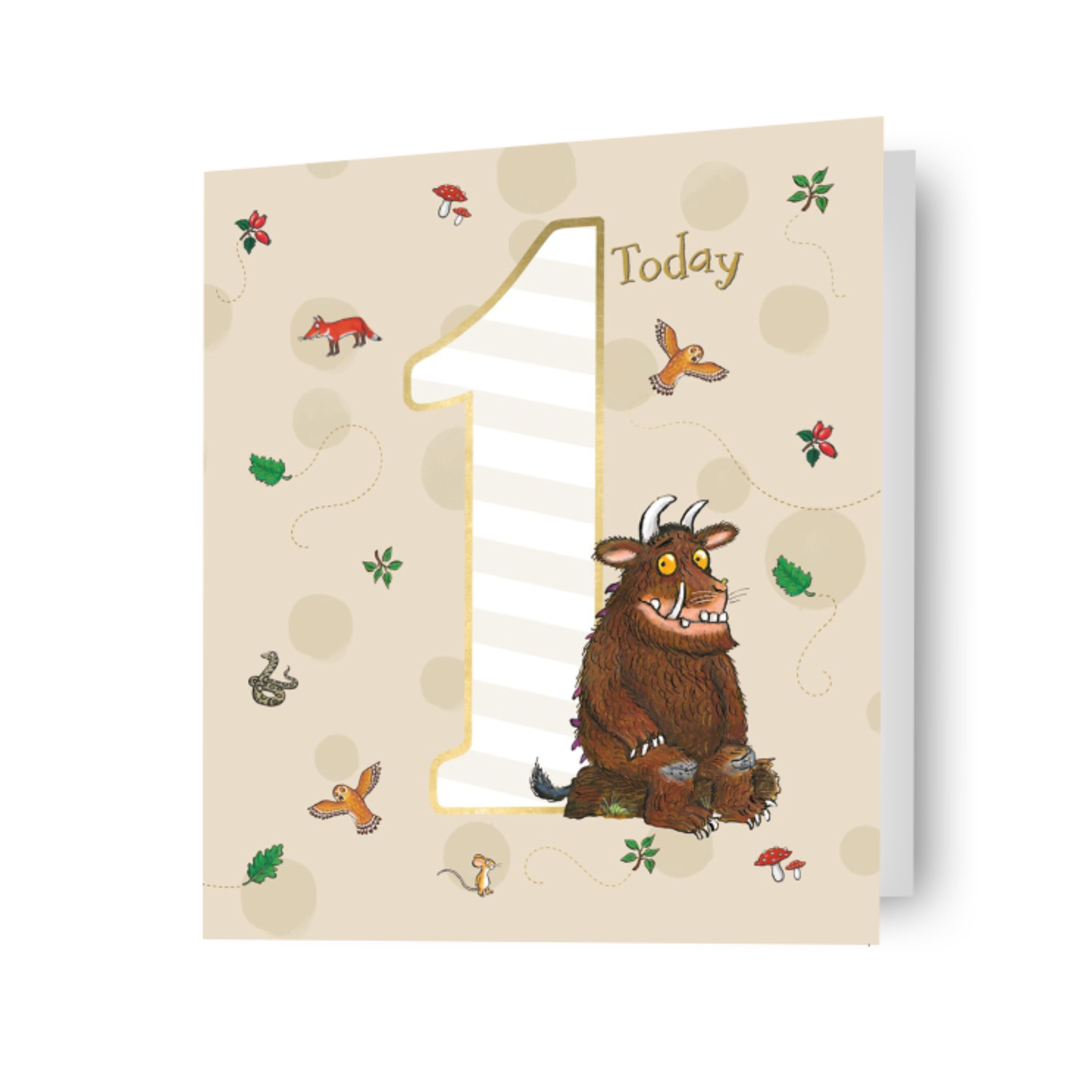 The Gruffalo Geburtstagskarte Für Kinder - Offiziell Lizenziert, Mit Passendem Umschlag