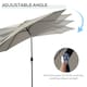 image 3 of Outsunny 3(m) Patio Umbrella Outdoor Sunshade Canopy Tilt Grey