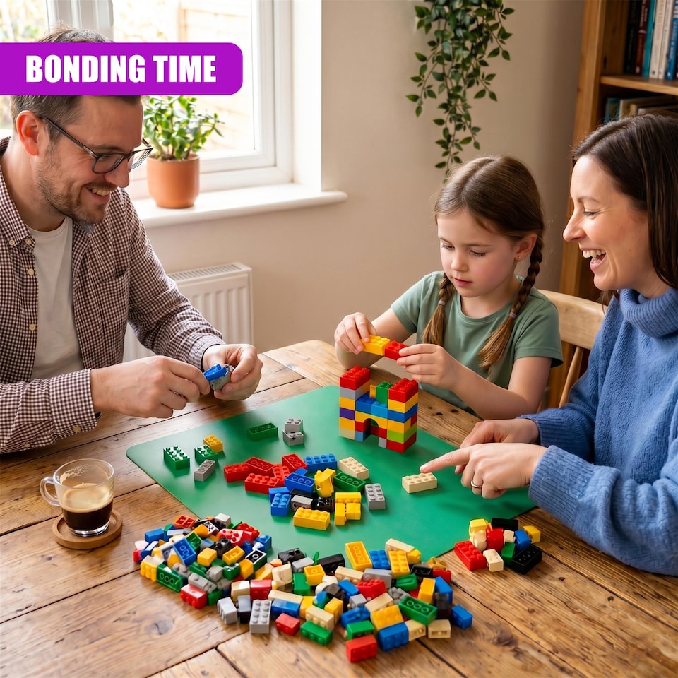image 1 of MTS 1000 Piece Building Bricks Construction Block Set Creative Toy for Kids