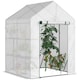 image 1 of Outsunny Greenhouse for Outdoor, Portable Gardening Plant Grow House w Shelf