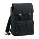 image 1 of BagBase Vintage Laptop Backpack - Black/Black - One Size