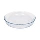 image 1 of Argon Tableware Optical Round Glass Oven Dish - 26cm x 26cm