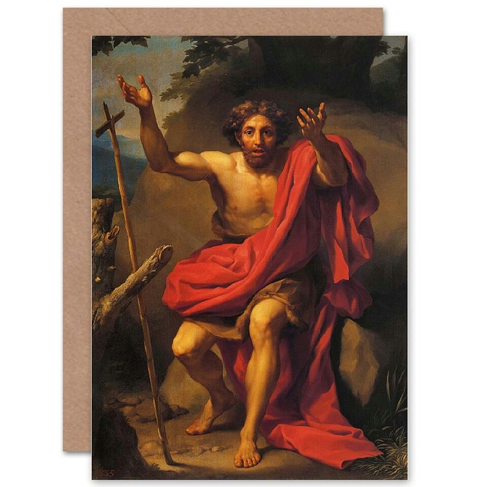 image 1 of Allegory Biblical Mengs St John Baptist Art Card