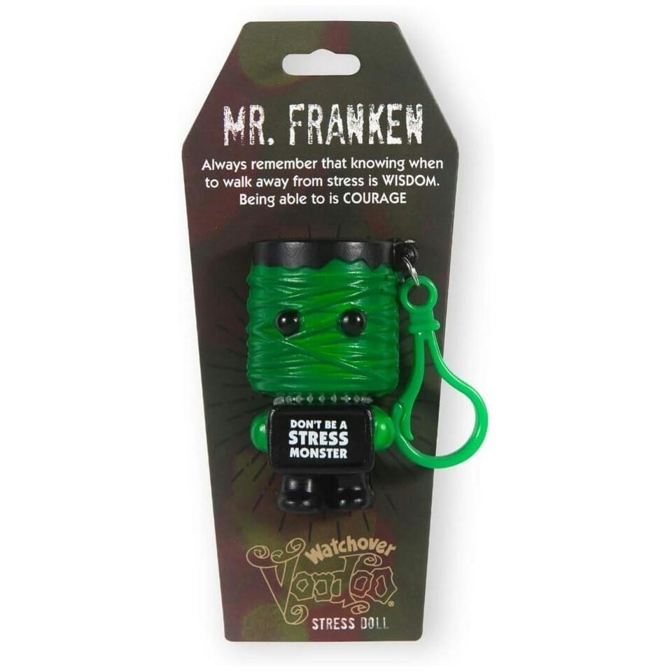 History & Heraldry Voodoo Stress Toy Keychain -  Mr Franken