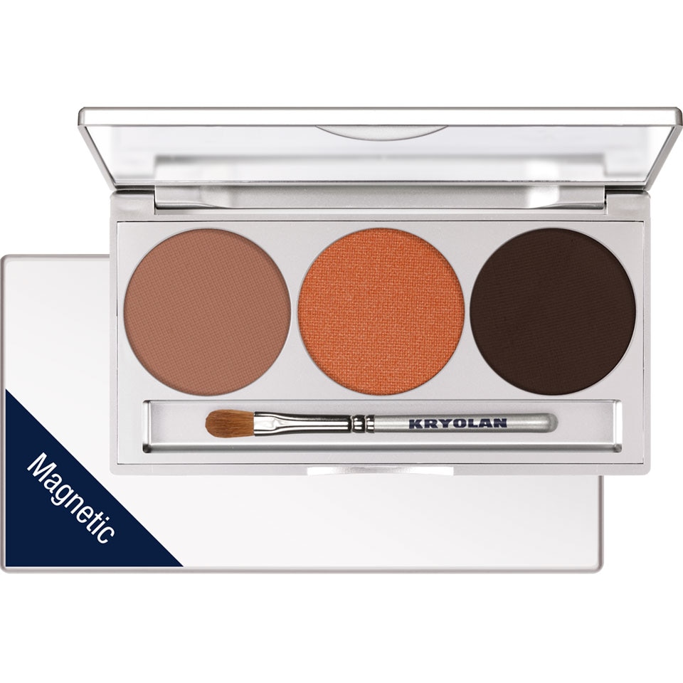 image 1 of Eye Shadow Trio Set – Smokey Collection | Orange | smokey terracotta
