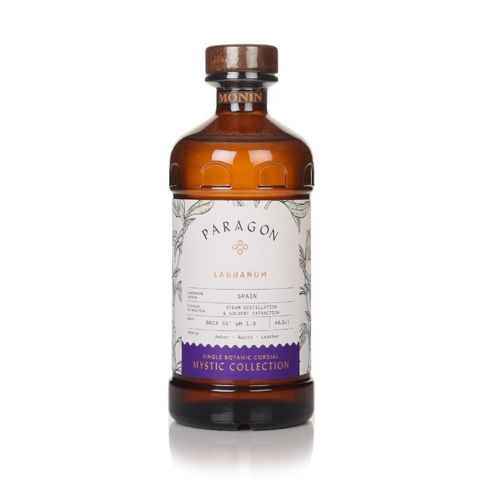 image 1 of Monin Paragon Labdanum Cordial | Clear
