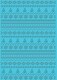 image 2 of Xcut Embossing Folder - Fairisle Pattern, White, A4