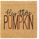 image 1 of Marco Paul Beige Coir 'Hey There Pumpkin' Doormat 60x40cm Autumn Welcome Mat