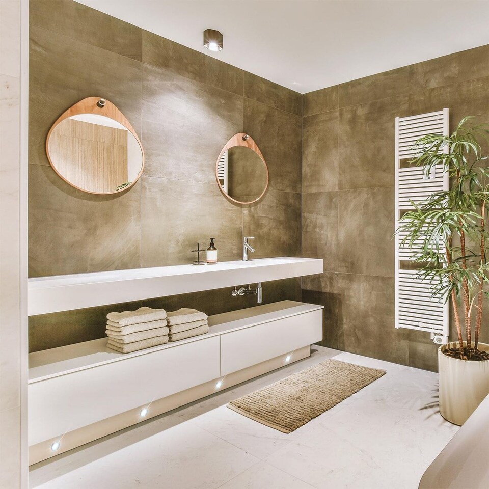 image 1 of Set of 10 - 15mm Stainless Steel IP67 Cool White LED Decking Kit | Chrome | Clear | 10