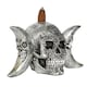 image 4 of Alchemy The Dark Goddess Resin Backflow Incense Burner - Silver - One Size