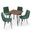 Rustic Oak & Green
