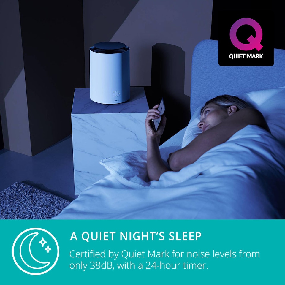 image 1 of Duux ThreeSixty 2 Smart Ceramic Fan Heater, 1800W Heating Power - White