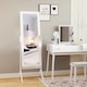 image 2 of HOMCOM Full Length Mirror, Freestanding Adjustable Angle Dressing Mirror for Bedroom, Living Room, 148  47 cm, White