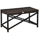 image 1 of Outsunny PE Wicker Outdoor Coffee Table, Rattan Side Table w/ Plastic Board