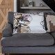 image 2 of Flower Illustration Blanket | Multi
