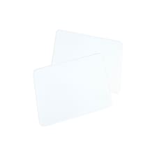 Pack of 12 8x5" Size Dry Wipe Whiteboards - Presentation Card Size