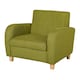 image 1 of HOMCOM Kids Armchair Children Mini Sofa Wood Frame High Back Bedroom Furniture 