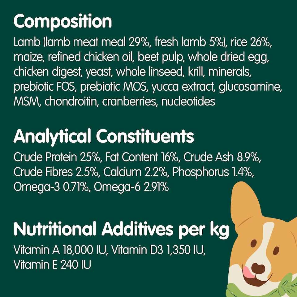 image 1 of Arden Grange Adult Dog Food With Fresh Lamb and Rice - 2 x 12kg