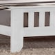 image 2 of 5ft King Size White Shaker Wood Wooden Bed Frame Bedstead High Foot End