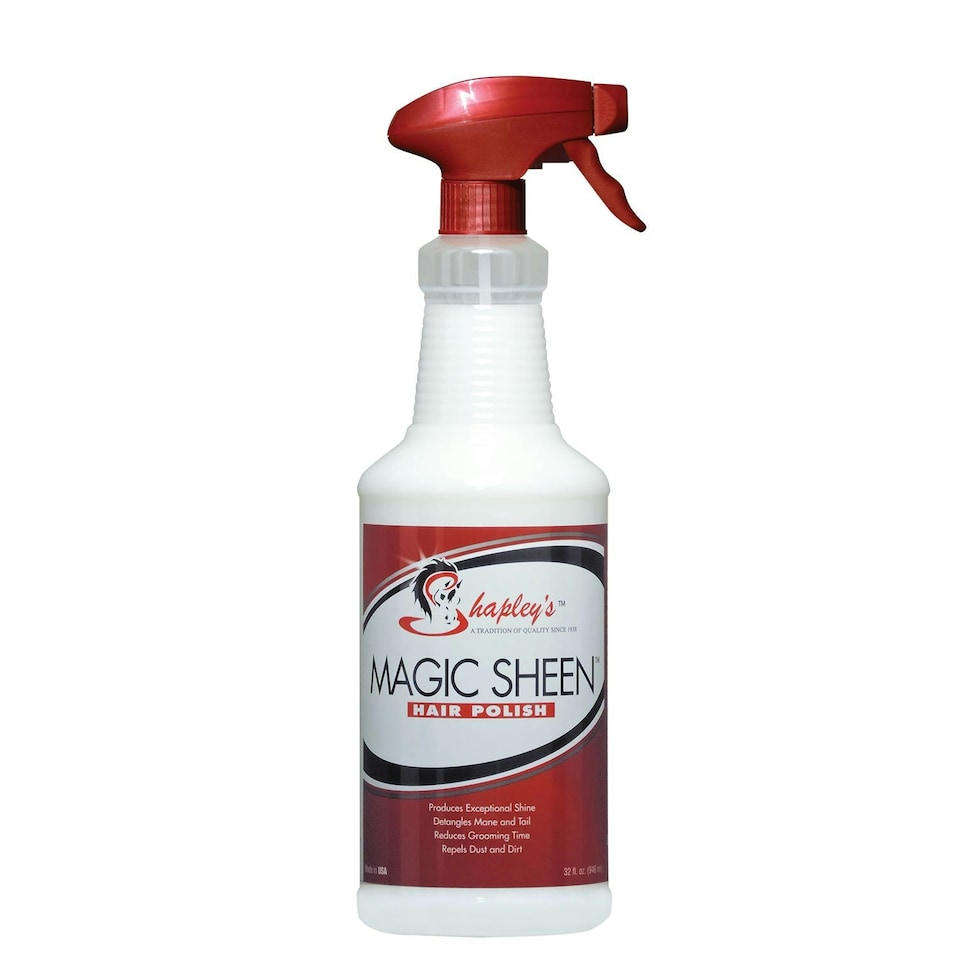 image 1 of Shapley's Magic Sheen Hair Polish With Sprayer For Horses 32oz