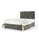image 1 of Neptune Spring Charcoal Chenille 2 Drawer Divan Set And Valencia Headboard Small Double