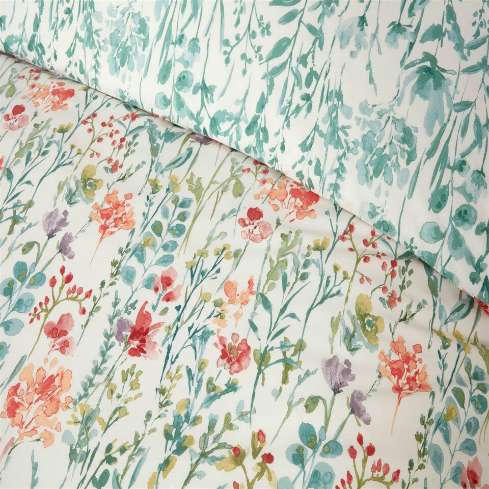 image 1 of Amaryllis Duvet Cover Set - Multi Multi | Single