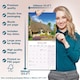 image 6 of English Gardens 2026 Calendar | Square Wall Calendar | Travel Gift | Plastic Free Packaging | by Avonside Publishing
