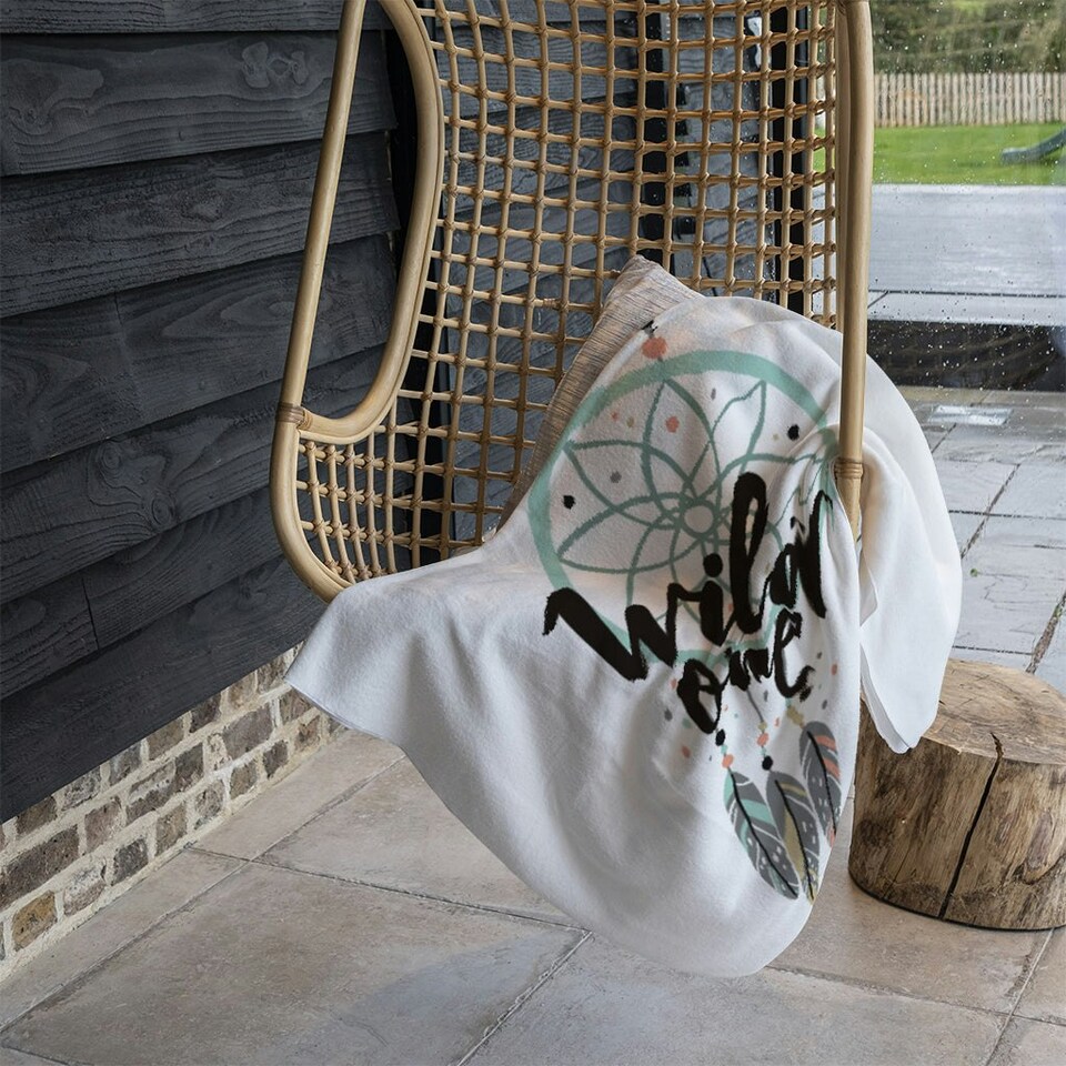 image 1 of Cute print in Boho style (Blanket)