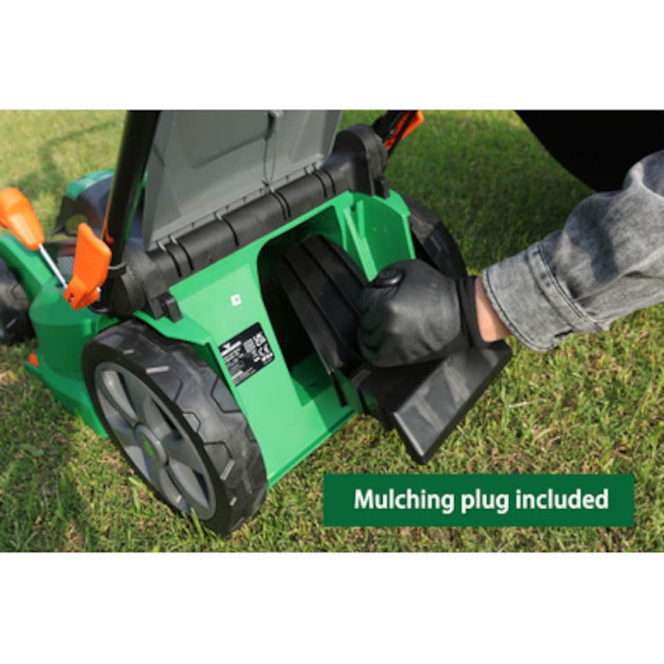 image 1 of Hawksmoor 1600W 37cm Electric Lawnmower 230V