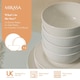 image 9 of Mikasa Dinner Set Cream Stoneware 12 Piece