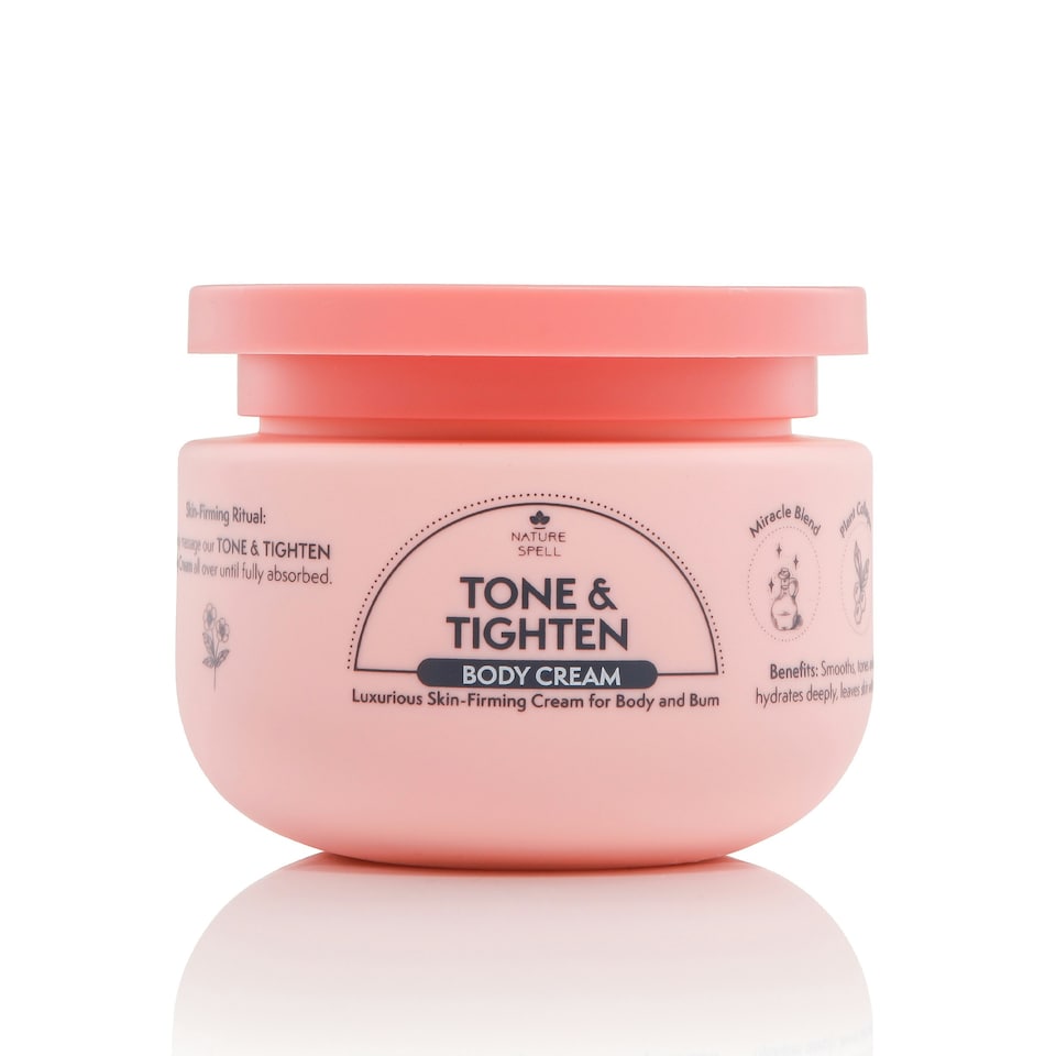 image 1 of Nature Spell Tone & Tighten Skin-Firming Body Cream for Body and Bum
