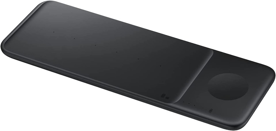image 1 of Samsung Black 9W Qi Wireless Charger Trio with EU Plug - EP-P6300TBEGEU