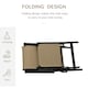 image 3 of Outsunny Outdoor Sun Recliner Loungers with Adjustable Footrest, Beige