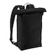 image 1 of Bagbase Simplicity Lite Roll Top Backpack | Black | Black | One Size | 1