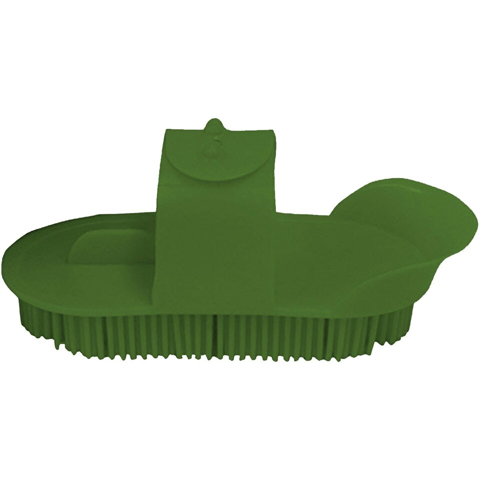 image 1 of Lincoln Plastic Curry Comb - Green - L