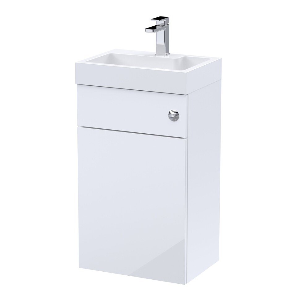 image 1 of Balterley 500mm Basin With WC Unit GLWHT