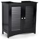 image 1 of VonHaus Shrewsbury Black Under Sink Bathroom Cabinet