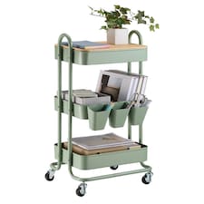 Vonhaus Storage Trolley 3 Tier Bathroom & Kitchen Storage