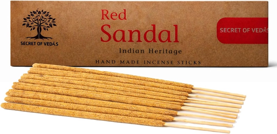 image 1 of Red Sandal Incense Sticks 100g Approx. 75 Sticks – Scented Home Fragrance Agarbatti