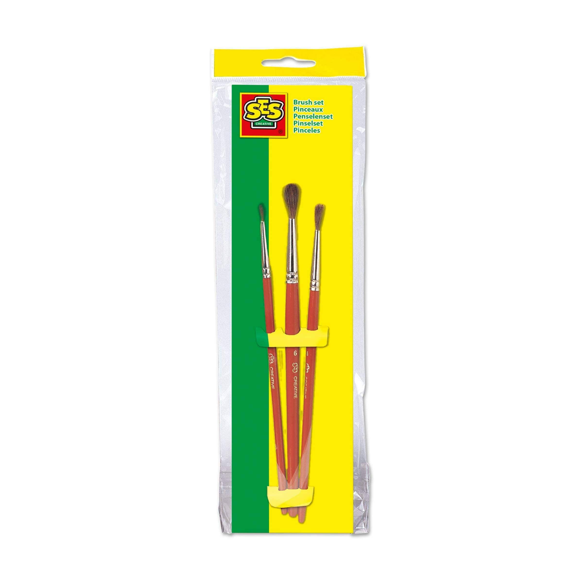SES Creative Brush Set 3 Pieces | Size: 1 Pack