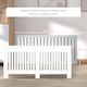 image 7 of HOMCOM Slatted Radiator Cover Painted Cabinet MDF Lined Grill in White (172L x 19W x 81H cm)