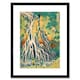 image 1 of Katsushika Hokusai Japan Mount Kurokami Black 9x7" Black Framed Wall Art Print