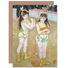 Renoir Acrobats Cirque Fernando Wartenberg Art Card
