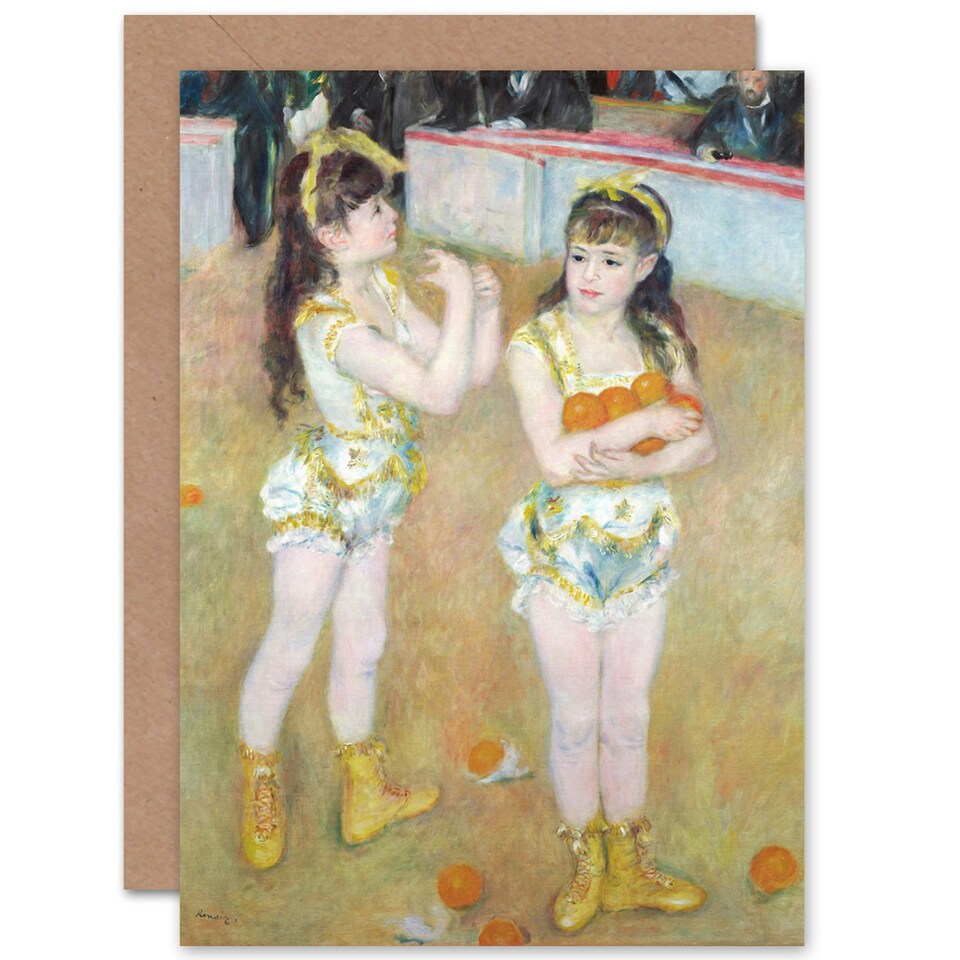 image 1 of Renoir Acrobats Cirque Fernando Wartenberg Art Card