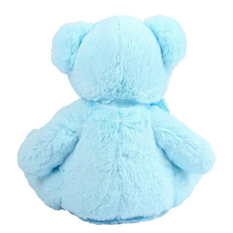 image 1 of Mumbles Bear Plush Toy - Blue - One Size