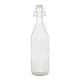 image 1 of Argon Tableware Glass Bottle with Swing Top - 1.1 Litre | Clear | Clear | One Size